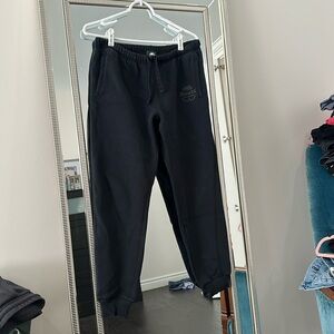 Perfect condition super soft Roots black jogger style sweats